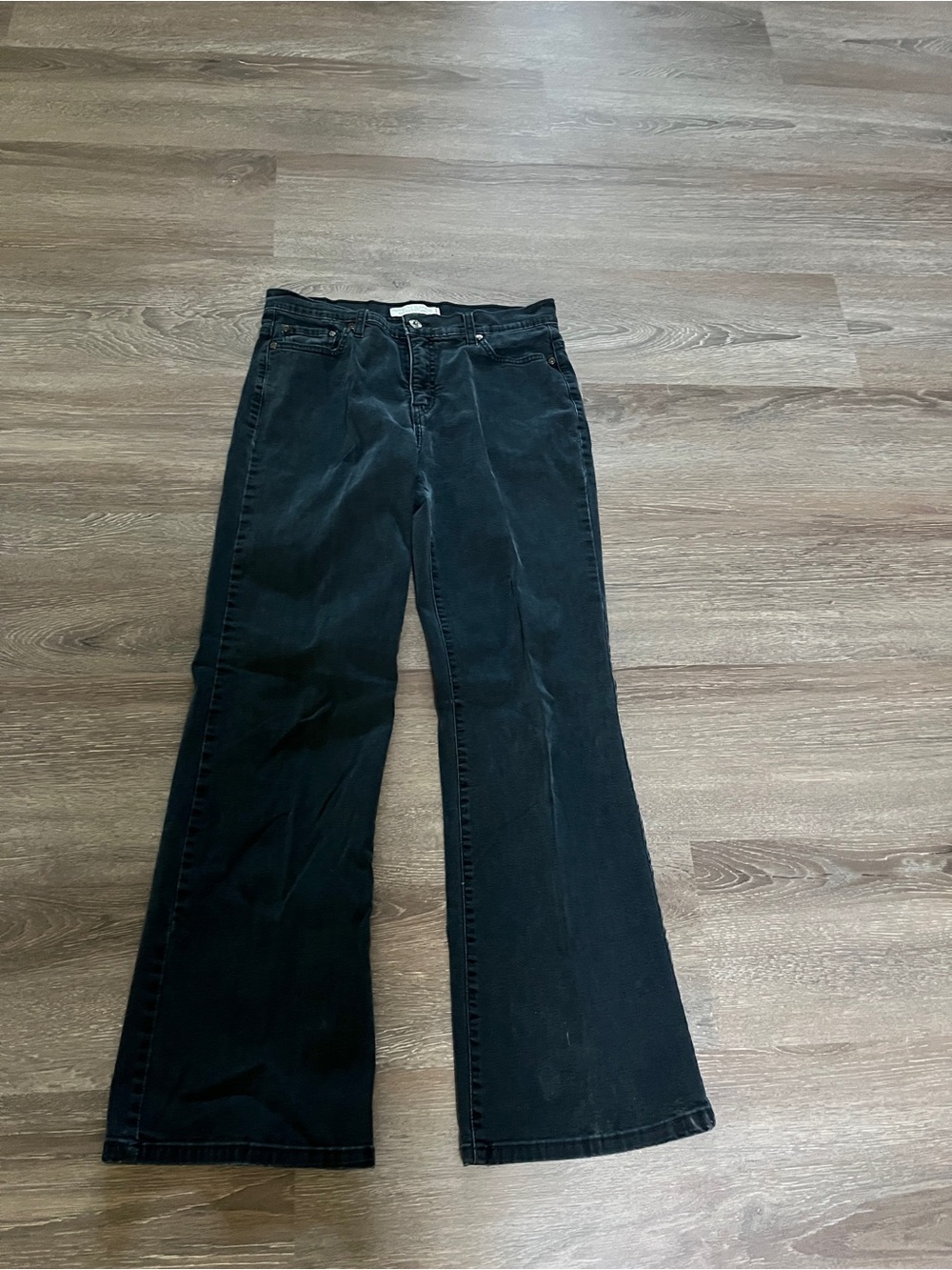 Levi's perfectly slimming bootcut 512 jeans in black size 12 #bootcut #denim